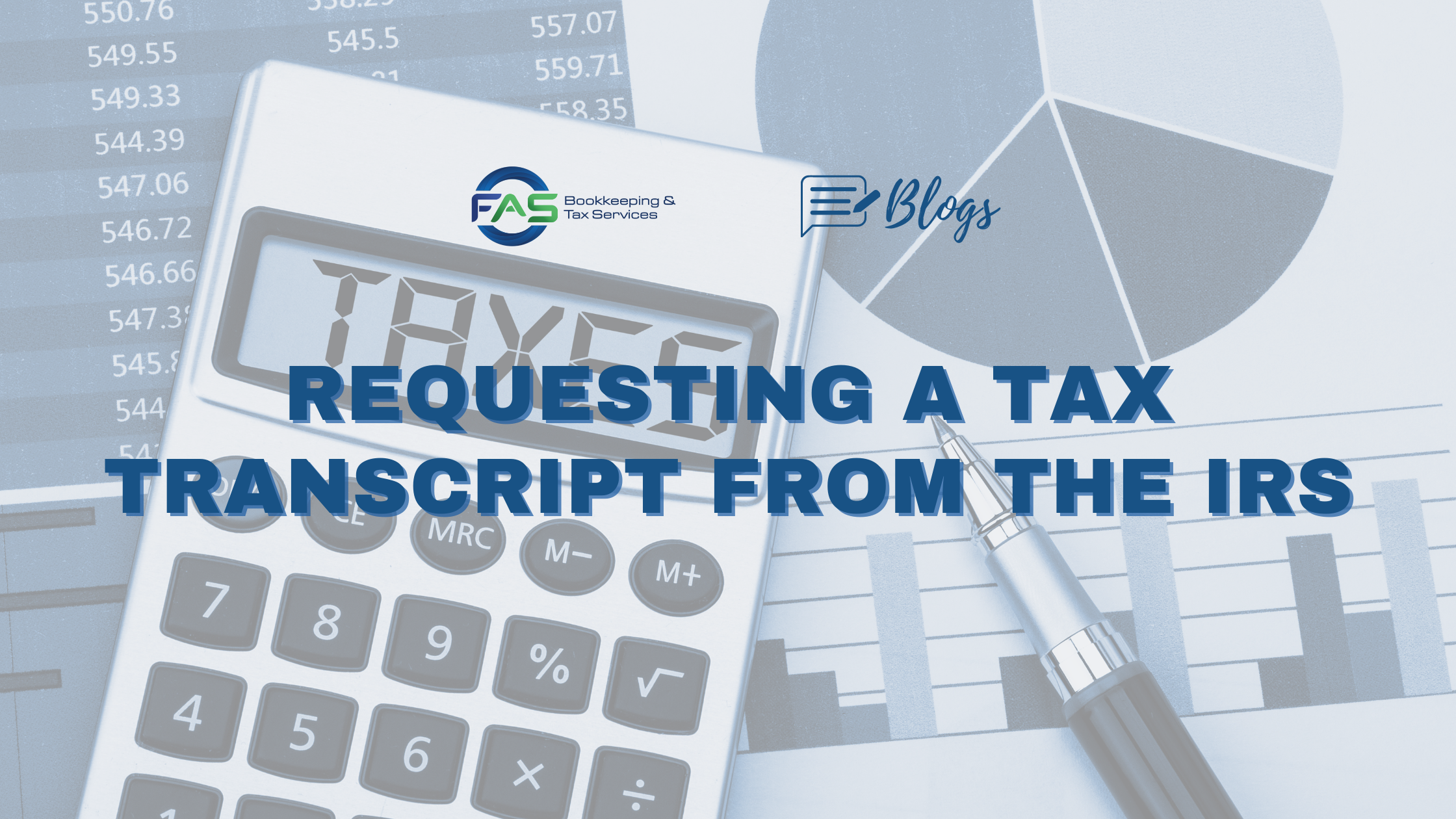 Requesting a Tax Transcript From the IRS