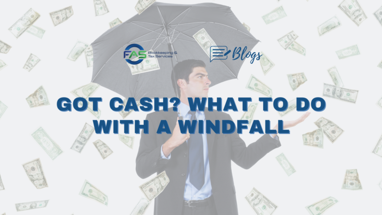 Got Cash? What to do with a windfall