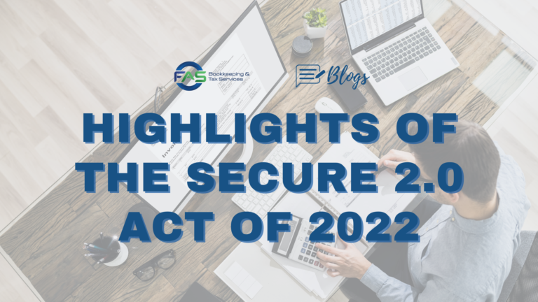 Highlights of the Secure 2.0 Act of 2022