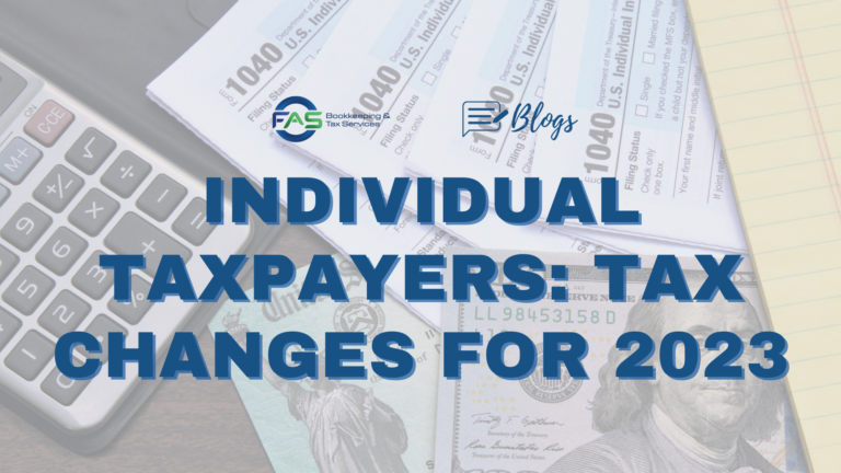 Individual Taxpayers: Tax Changes for 2023
