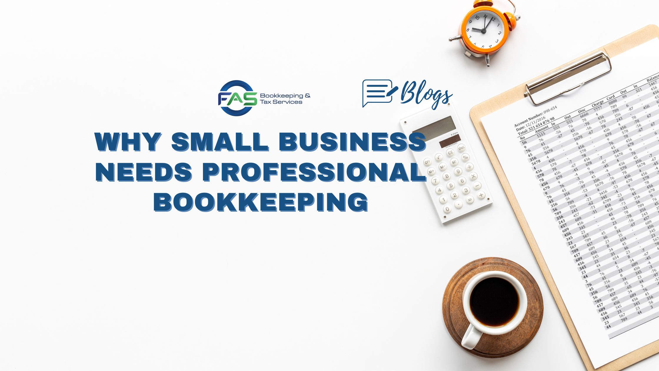 Why small business needs professional bookkeeping